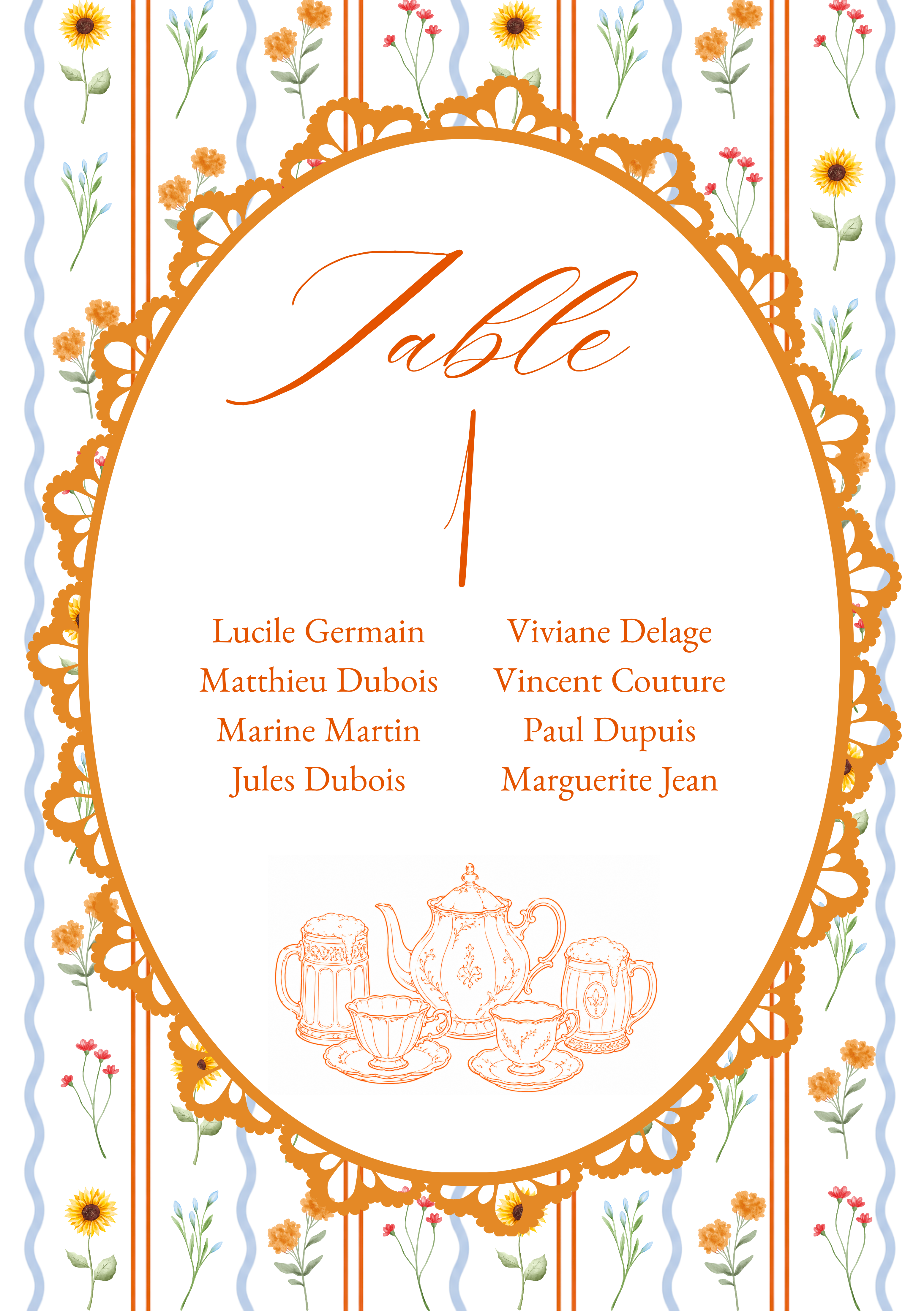 Plan de table